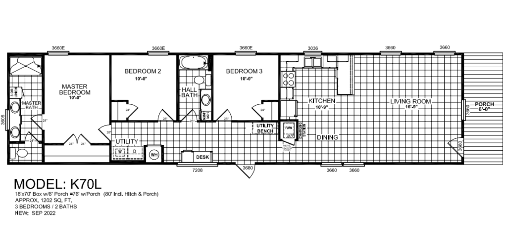 Texas Sunfish Floorplan