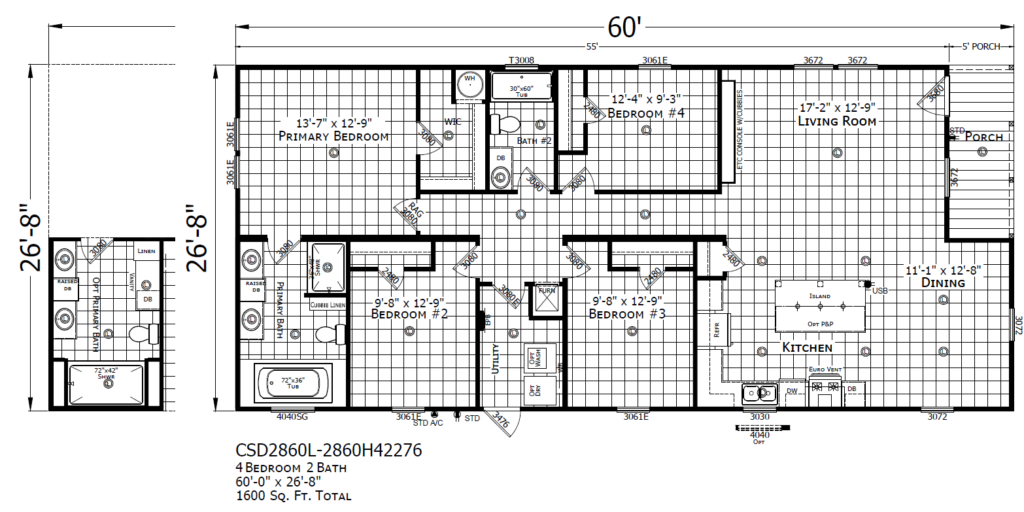 Innovation 2860S Floorplan